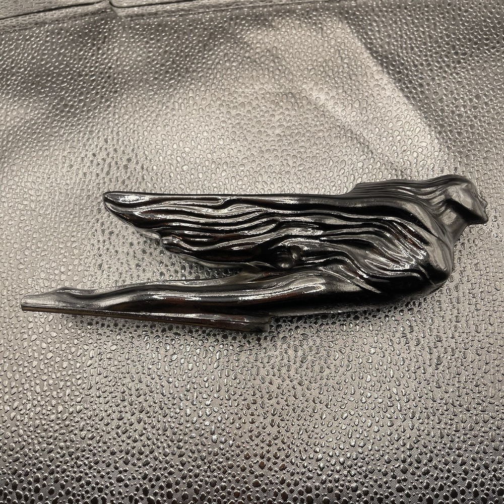 1941 Cadillac Flying Goddess Flying Lady Chrome Hood Ornament Art Deco